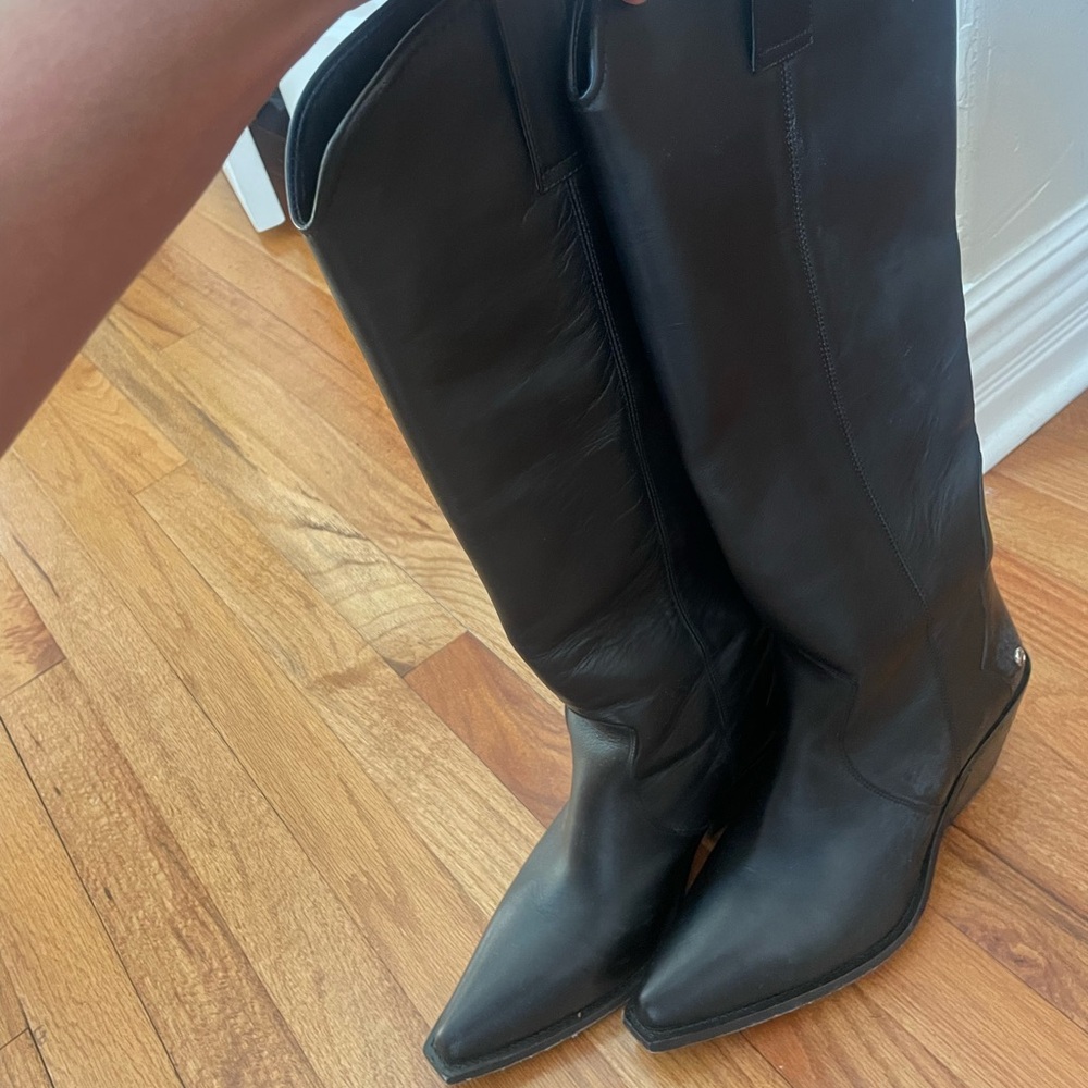 Anine Bing Tall Tania black boots